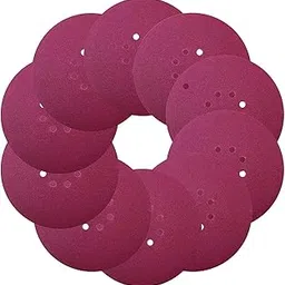 KROST Hook & Loop 9"(225mm) Sanding Paper/Disc for Electrical/Pneumatic Sander Polisher.(Pack of 10) (60 grit)-picture-49