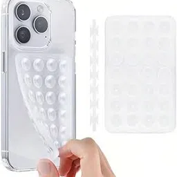 COVERLY Suction Phone Case Mount, Hands-Free Mobile Accessory Holder, Compatible with Mirror and Shower, 6 Colours (Transparent)-picture-17