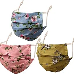 Indian Heritage Fabric Adjustable filter pocket nose bridge double layer anti-pollution smog smoke cold cough protective cotton face mask reusable washable for men, women.-image-72