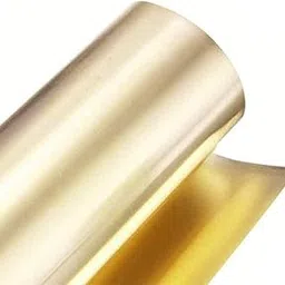 LSCAILIAO Brass Sheet Roll - Metal Foil Thin Plate for DIY Cutting Crafts Making,Width 200mm and Length 1m,Thickness 0.3-image-0