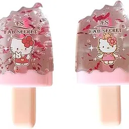 LJF Korean Lip Gloss Set, | Lip Care for Dry & Chapped Lips| Nourishing Tinted 100% Natural Enriched with Vitamin E 12 H Hydration For Women & Girls- Pink, 2 Pieces-picture-38