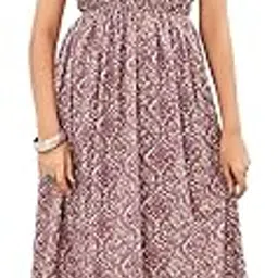 odd by chansi trendz Poly Cotton Fit and Flair Maxi Dress.-picture-15