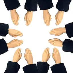 Munnygrubbers - 6 Pair Tiny Hands with Sticks - Mini Little Hand Stick Puppet - Halloween Costume - Strong Hand Prop - Scary Movies - Novelty Toy Gift - TikTok Famous - (Normal 6X Set)-picture-11