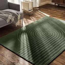 ARSLA RUGS Handmade Wool Carpet Tufted Luxurious Comfort for Living Room, Bedroom, Kitchen Durable & Easy to Maintain Carpet for Bedroom Size 5X8 FEET, (150X240 CM).-picture-30