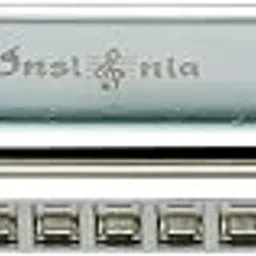 INSIGNIA 12 HOLE CHROMATIC HARMONICA (SILVER)-picture-16