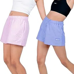 life & jam Women’s 2-Pack Beach Day Shorts | Soft, Comfortable & Casual Summer Shorts-picture-31