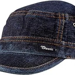 Motoway Trendy Denim Cap for Men/Women (Blue)-Pack of 1-picture-15