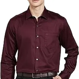 arrow Men's Solid Full Sleeve Slim Fit Cutaway Collar Cotton Formal Shirt-picture-44