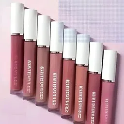 Nozti Sensational Waterproof Liquid Matte Lipstick Set, Multicolor Nude and Red Shades, Long-Lasting Formula, 32ml, 8 Pack-picture-37