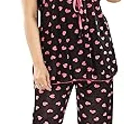 color magic Women's Satin Kaftan Printed Night Suit | Lounge Wear | Night Dress | Pyjama Set-picture-28