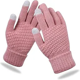 tomorrow fashion Woolen winter gloves | Touchscreen gloves for women | Warm winter gloves for women| Wool gloves for winter | Stretchable wool gloves for women-picture-18