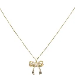 klavo Stainless Steel Hanging Bow Set for Women & Girls | Fashion Jewelry | Gold-picture-14