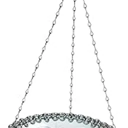 CALANDIS Bird Bath Large Capacity 9inch Bird Feeder for Garden Patio Backyard Gray | Plant Care, Soil & Accessories | Bird & Wildlife Accessories-picture-26
