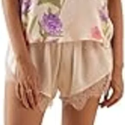 sleeplove Women's Ivory Floral Lace Camisole Set-picture-46