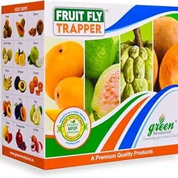 Green Revolution Fruit Fly Trapper (Fruit Fly Pheromone Trap) Complete for one Acre. Pack of 10-image-44