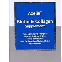 Azelia_ | Bio-tin & Collagen Suplements | Promotes Healthy & Strong Hair- (30 Tabs)-picture-11
