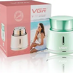 VGR V-737 Professional Rechargeable shaver fully waterproof (IPX5), Portable, Painless & Cordless Shaver for women with USB charger & LED Indicator | 500mAh lithium battery | 1 Year Warranty (Green)-picture-35