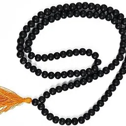 SatvaDaily Karungali Malai Original – Natural Unpolished Karungali Mala - Genuine Black Ebony Wood Japa Mala for Meditation, Healing, and Protection – Spiritual Karungali Mala for Men & Women-picture-38