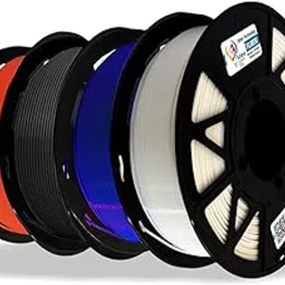 3IDEA 3D Printer PLA Filament 1.75mm, LABISTS 3D Printing PLA Filament Bundle 1kg/2.2lb in Total, 0.25KG/Spool 4 Colors (White, Red, Black, Blue)-picture-26