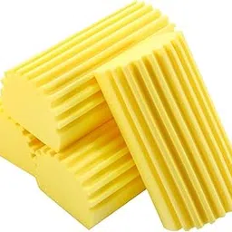 Adyoney 4-Pack Damp Cleaning Sponge Brush Set - Suitable for Kitchen and Car Window Cleaning,Mirrors, Window Track Grooves, Multi-Functional Cleaning Products That are Efficient Cleaning Tools(Yellow)-picture-31