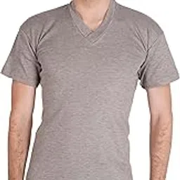 fabvio plus Winter wear Men's Thermal Top with V-Neck and Short Sleeve-picture-46