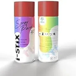 SPRAY PAINT GLOSSY DIY, Quick Drying with Premium Gloss Finish for Metal, Wood, Wall & other Surfaces - 400 ML (RED)-picture-57