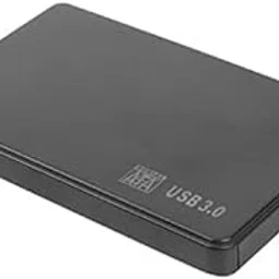 QBM SATA to USB 2.5 Hard Disk External Enclosure Case for 3.5 inch/2.5 inch HDD/SSD, 3.5 inch Hard Disk Case, HDD Casing, Black image 1