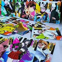 Premium Special Anime Cards | Jujutsu Kaisen Cards 300 Pcs Gojo Satoru Sukuna Itadori Kugusaki Nobara All Characters Playing Cards (Pack of 300 Pcs HighQuality Cards)-image-79