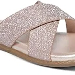 parrywalk 12210 Women's PU Soft Flat Sandals | Cushioned Footbed, Lightweight & Comfortable | Stylish, Anti-Skid Casual Sandals for Office & Everyday Wear-picture-22