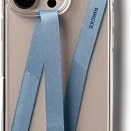 Ringke Band Strap [Wireless Charging Compatible] [Secure Finger Grip] Slim Anti-Drop Phone Loop Holder for Cell Phone Cases - Urban Blue-picture-26