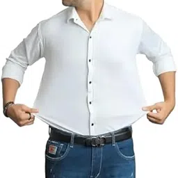 Men's Regular Fit Black Casual Shirt, Solid Pattern, Slim Collar-picture-25