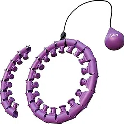 Lifelong Hula Hoop Massager for Weight Loss | Fat Burning, Toning & Fitness Equipment for Adults & Women | 360 Degree Waist Fitness for Home Use | 24 Knots Adjustable Size with Gravity Ball (LLEHH09)-picture-22