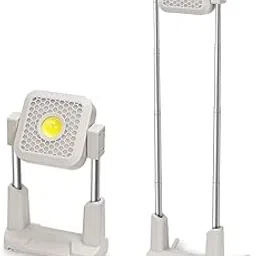 LED 100W Cordless Rechargeable Work Light | High Power Portable Flood Light with Adjustable Brightness, Waterproof Emergency Work Lamp for Outdoor Camping, Garage, Construction, Car Repair & Home Use-image-97
