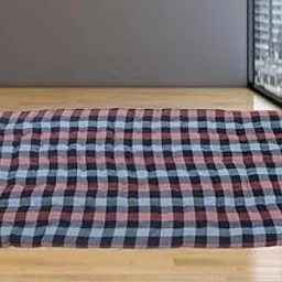 Homychair 2Inch Soft Cotton Filled Multicolour Double Bed Mattress | Cotton Gadda Double Bed King (6x6) image 1