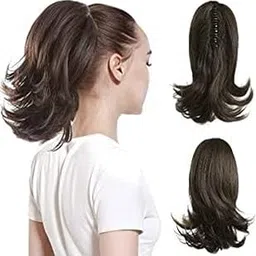 soft curly clutcher pony tail short Hair Extension-picture-38