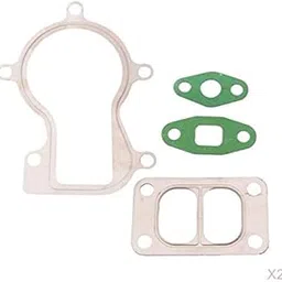 Lyla 2x Car Oil Inlet Outlet Gasket Kit Set For HOLSET HX35 HX35W Turbo Stainless-image-61