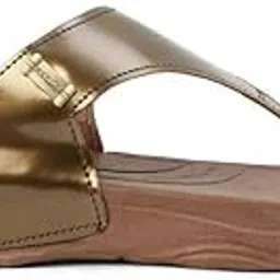Cozy Wear Women Flats (Gold, 5) | Flats for Women | Synthetic-picture-10