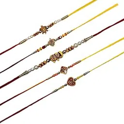Handcrafted Multicolor Rakhi for Brother, Elegant Design, Latest Raksha Bandhan, Rakhi for Bhai, Bhaiya-picture-27