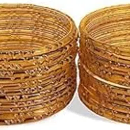 bangleskart Plain Glass Beautiful Transparency Design Glass Bangle/Kanch Chudi Set for Women and Girls-picture-16