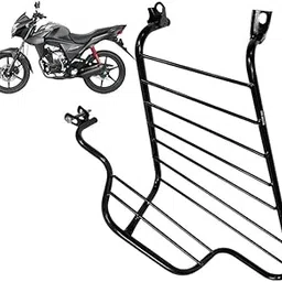 Dhe Best Bike Ladies Side Footrest With Saree Guard Heavy Metal Black Suitable for Honda CB Twister-picture-27