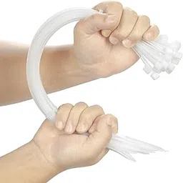 Hian 12-Inch White Zip Ties, 100-Pack – Heavy-Duty, UV-Resistant, Self-Locking Cable Ties for Indoor & Outdoor Use (White- 300mm x 4mm)-picture-10