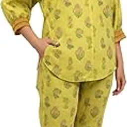 akashaiyni style studio COTTON HAND BLOCK PRINTE CORDINATED SET-picture-40