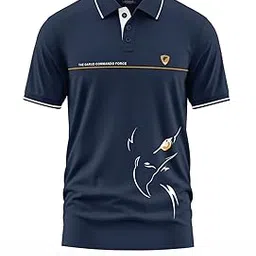 warriorworld Men’s Polo T-Shirt | 100% Pure Cotton 270 GSM Fabric | Stylish Graphic Printed Tee | Comfortable Regular Fit T-Shirt-picture-10