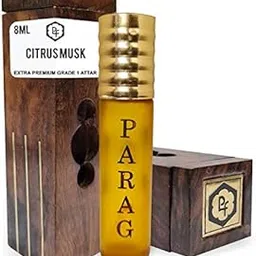 Parag Fragrances Citrus Musk Attar (Grade 1 & Bhapka Processed) With Hand Crafted Wooden-picture-18