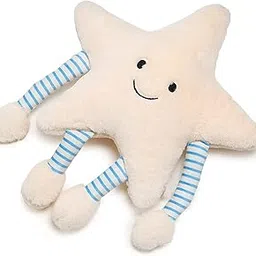 Plush Star Soft Pillow/Toy with Arm & Leg, Christmas Gift, Stuffed Toy Doll for 2+ Year Boys and Girls | Stuffed Soft Toy for Home, Car Decor, Birthday Gift, Boys/Girls/Baby/Kids-image-0