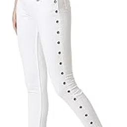 miss chase Women's Skinny Fit Eyelet Detailing Denim Jeans-picture-21