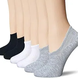 bering Women's No Show Socks 6-9 Pairs Thin Cotton Flats Loafers Boat-picture-12