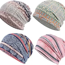 qunson Women's Baggy Slouchy Beanie Chemo Hat Cap Scarf-picture-54