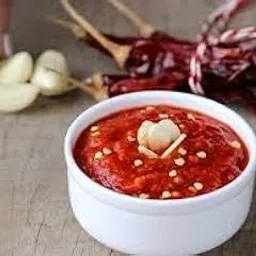 Jai jinendra Home Made Chilli Garlic Chutney, Spicy Garlics & Red Chillies Condiment for Dipping Chutneys, Lal Mirchi Lahsun Ki Chatni 100 x 4 = 400gms-image-30