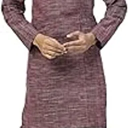 rohilcrust Men's Cotton Blend Regular Fit Half Sleeves Striped Long Kurta-picture-20